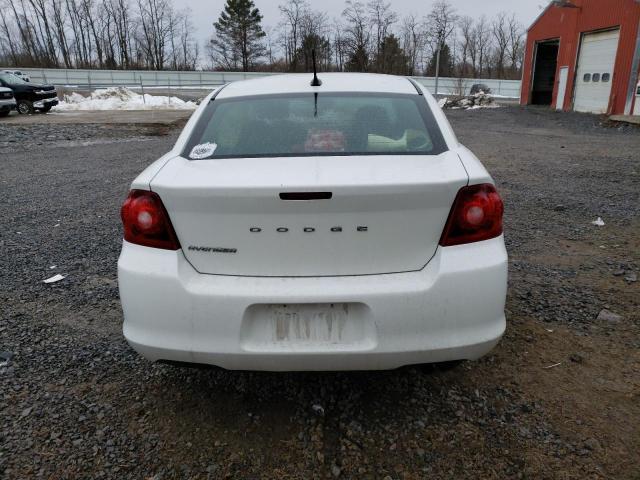 1B3BD4FB0BN572741 - 2011 DODGE AVENGER EXPRESS WHITE photo 6