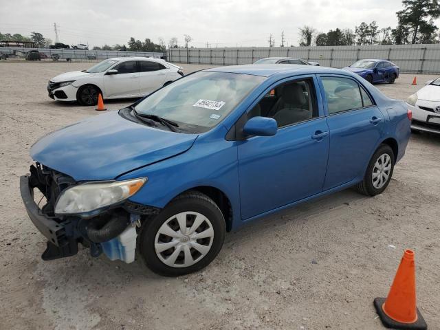 1NXBU40E49Z085457 - 2009 TOYOTA COROLLA BASE BLUE photo 1