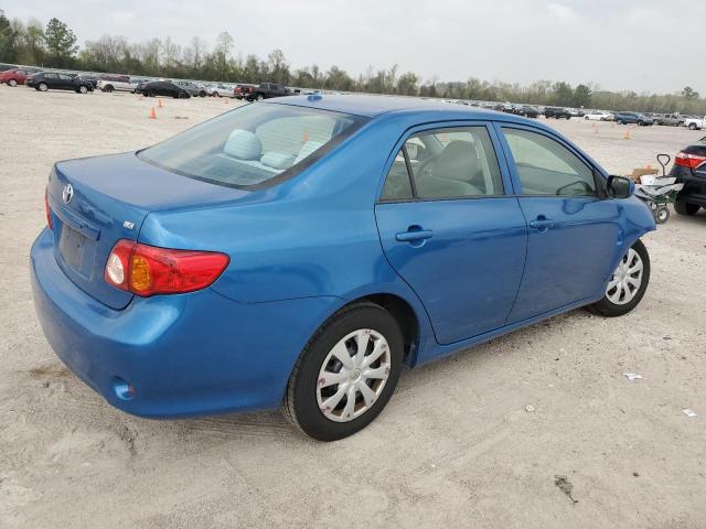 1NXBU40E49Z085457 - 2009 TOYOTA COROLLA BASE BLUE photo 3