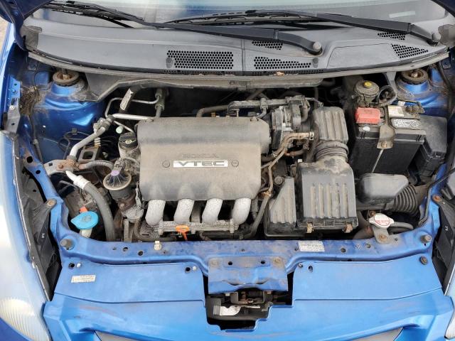 JHMGD38607S001532 - 2007 HONDA FIT S 蓝色 照片 11
