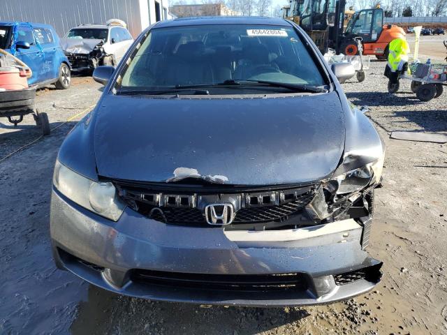 2HGFA1F91AH308585 - 2010 HONDA CIVIC EXL ნაცრისფერი ფოტო 5