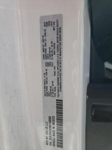 3C6LRVDG9NE109098 - 2022 RAM PROMASTER 2500 HIGH WHITE photo 13