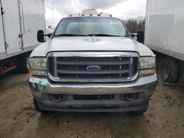 1FDAF56S04EB54091 - 2004 FORD F550 SUPER DUTY WHITE photo 5