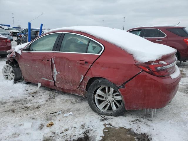 2G4GK5EX8F9286671 - 2015 BUICK REGAL RED photo 2