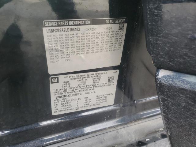 LRBFXBSA7LD156183 - 2020 BUICK ENVISION PREFERRED ლურჯი ფოტო 14