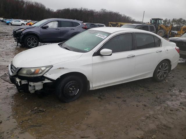 1HGCR2F54EA294538 - 2014 HONDA ACCORD SPORT WHITE photo 1