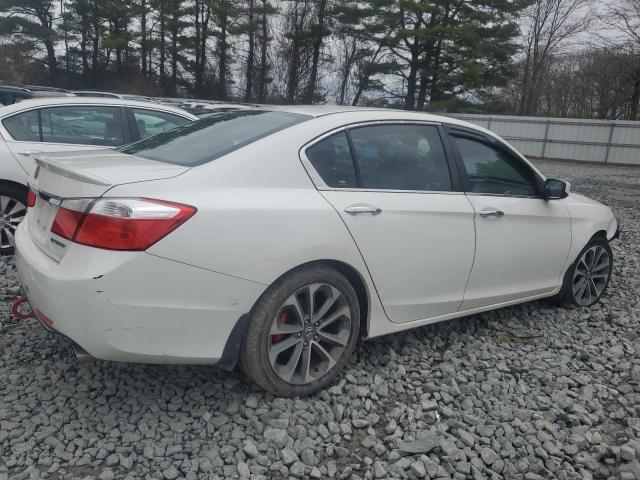 1HGCR2F54EA294538 - 2014 HONDA ACCORD SPORT WHITE photo 3