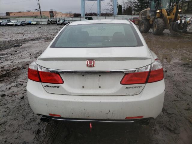 1HGCR2F54EA294538 - 2014 HONDA ACCORD SPORT WHITE photo 6