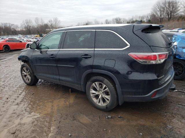 5TDJKRFHXFS200003 - 2015 TOYOTA HIGHLANDER XLE BLACK photo 2