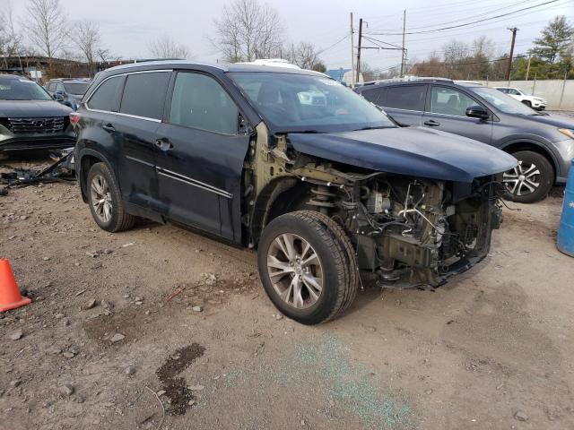 5TDJKRFHXFS200003 - 2015 TOYOTA HIGHLANDER XLE BLACK photo 4