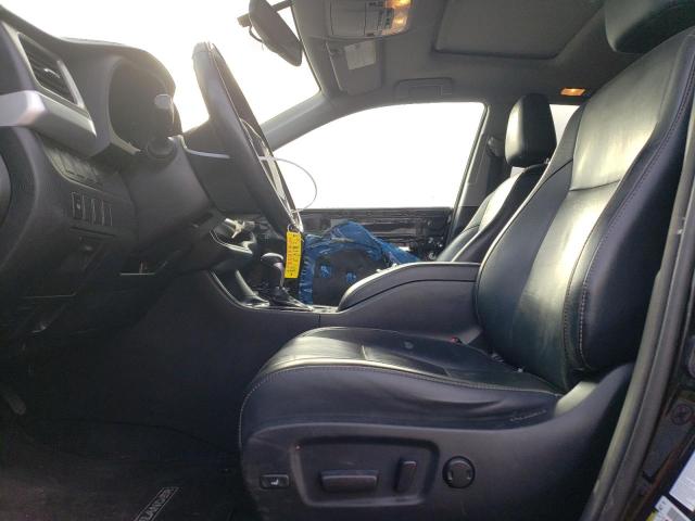 5TDJKRFHXFS200003 - 2015 TOYOTA HIGHLANDER XLE BLACK photo 7