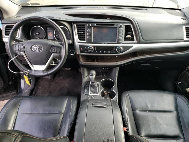 5TDJKRFHXFS200003 - 2015 TOYOTA HIGHLANDER XLE BLACK photo 8