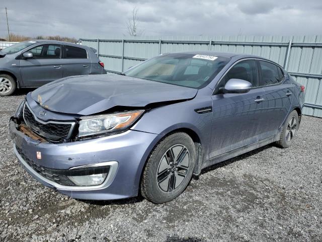 KNAGM4AD4C5015410 - 2012 KIA OPTIMA HYBRID SILVER photo 1