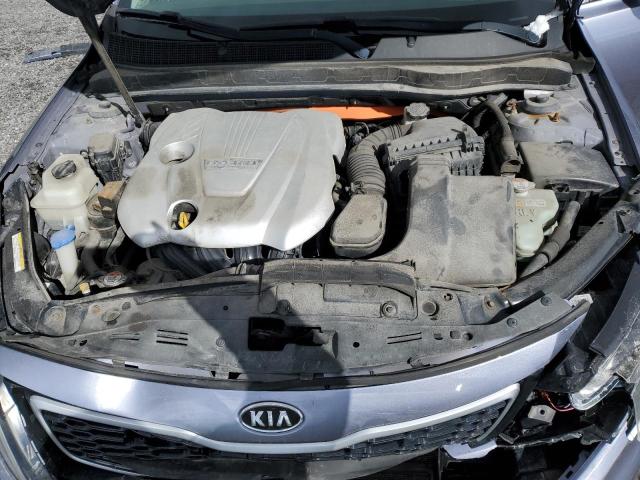 KNAGM4AD4C5015410 - 2012 KIA OPTIMA HYBRID SILVER photo 11