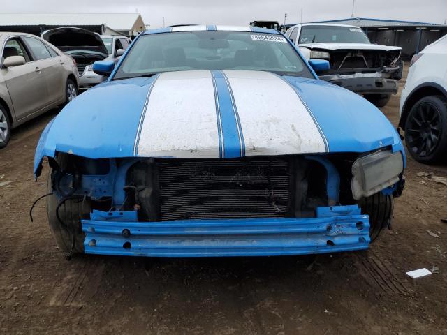 1ZVBP8CH5A5118888 - 2010 FORD MUSTANG GT BLUE photo 5