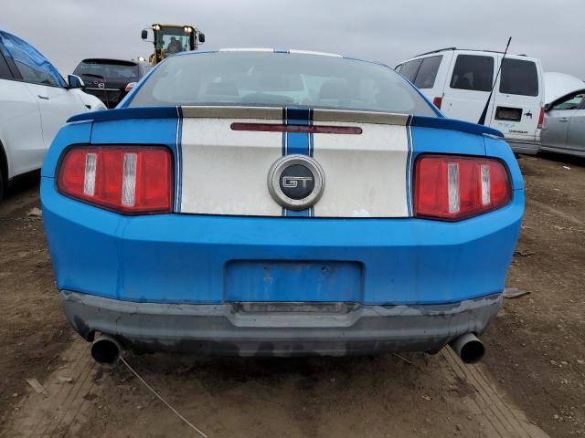 1ZVBP8CH5A5118888 - 2010 FORD MUSTANG GT BLUE photo 6