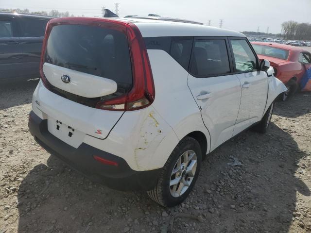 KNDJ23AU2M7747288 - 2021 KIA SOUL LX WHITE photo 3