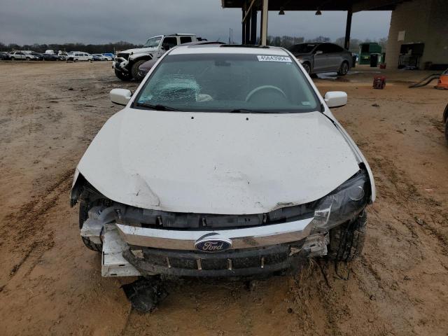 3FAHP0CG4CR130347 - 2012 FORD FUSION SEL WHITE photo 5