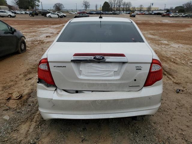 3FAHP0CG4CR130347 - 2012 FORD FUSION SEL WHITE photo 6