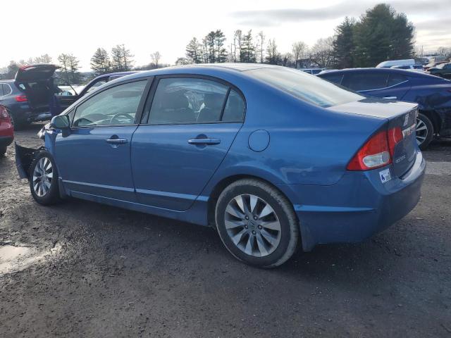 19XFA1F99AE028908 - 2010 HONDA CIVIC EXL BLUE photo 2