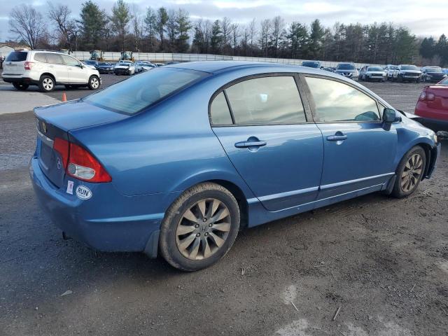 19XFA1F99AE028908 - 2010 HONDA CIVIC EXL BLUE photo 3