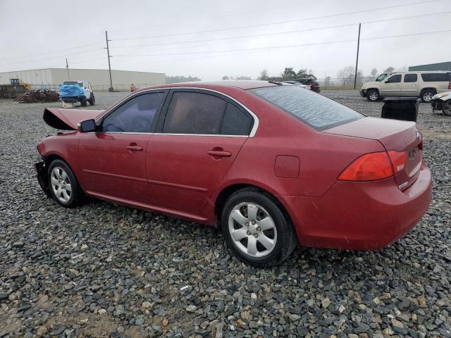 KNAGE228195289756 - 2009 KIA OPTIMA LX MAROON photo 2