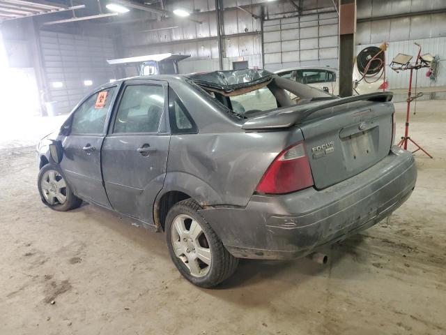 1FAFP34N07W139376 - 2007 FORD FOCUS ZX4 GRAY photo 2
