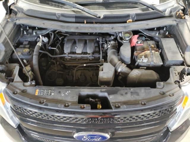 1FM5K8AR5FGB61676 - 2015 FORD EXPLORER POLICE INTERCEPTOR შავი ფოტო 11