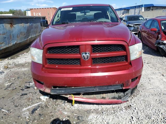 1C6RD6KT6CS141385 - 2012 DODGE RAM 1500 ST BURGUNDY photo 5