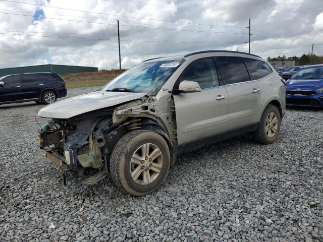 1GNKRHKD1EJ254743 - 2014 CHEVROLET TRAVERSE LT TAN photo 1