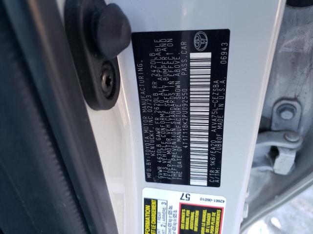 4T1T11BK2PU092550 - 2023 TOYOTA CAMRY SE NIGHT SHADE WHITE photo 13