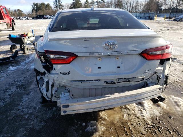 4T1T11BK2PU092550 - 2023 TOYOTA CAMRY SE NIGHT SHADE WHITE photo 6