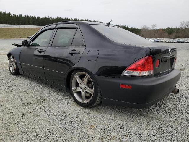 JTHBD182910033359 - 2001 LEXUS IS 300 BLACK photo 2