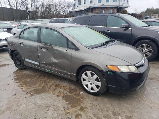 2HGFA16536H513460 - 2006 HONDA CIVIC LX GRAY photo 4