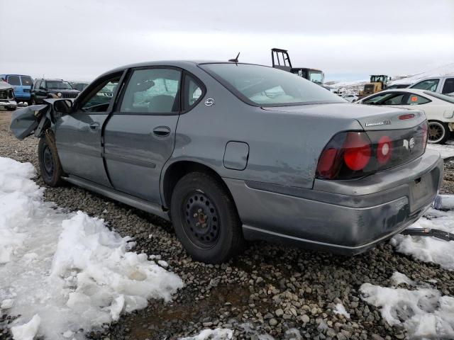 2G1WF52E859191445 - 2005 CHEVROLET IMPALA GRAY photo 2