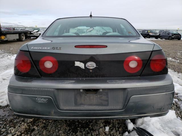 2G1WF52E859191445 - 2005 CHEVROLET IMPALA GRAY photo 6