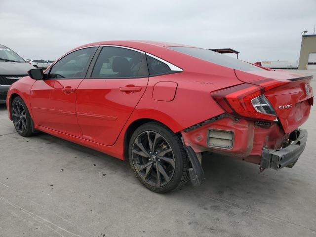 2HGFC2F82KH511784 - 2019 HONDA CIVIC SPORT RED photo 2