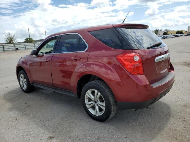 2CNALBEW7A6273977 - 2010 CHEVROLET EQUINOX LS RED photo 2