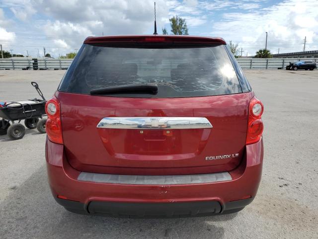 2CNALBEW7A6273977 - 2010 CHEVROLET EQUINOX LS RED photo 6