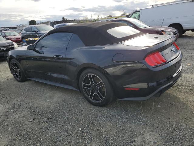 1FATP8UH3J5145289 - 2018 FORD MUSTANG BLACK photo 2