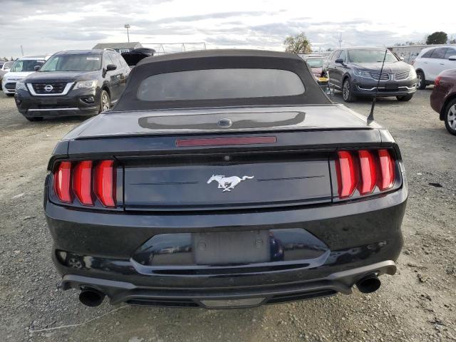 1FATP8UH3J5145289 - 2018 FORD MUSTANG BLACK photo 6