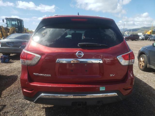 5N1AR2MN8FC697092 - 2015 NISSAN PATHFINDER S RED photo 6