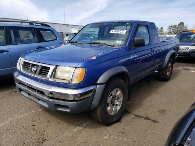 1N6ED26Y5XC314283 - 1999 NISSAN FRONTIER KING CAB XE BLUE photo 1