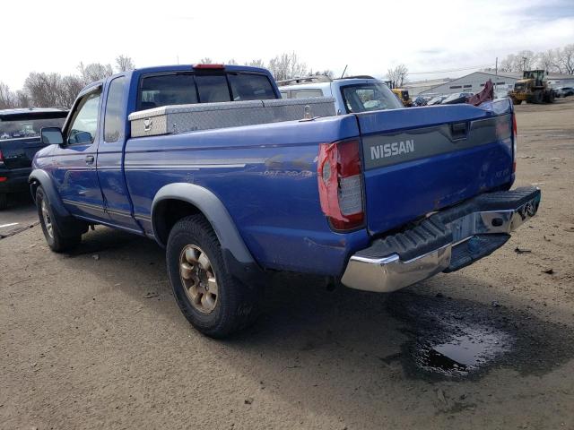 1N6ED26Y5XC314283 - 1999 NISSAN FRONTIER KING CAB XE BLUE photo 2