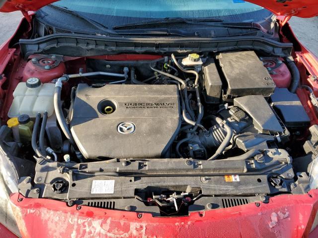 JM1BL1S68A1325823 - 2010 MAZDA 3 S RED photo 11