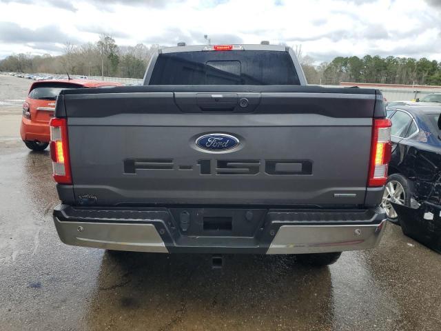 1FTEW1EP8MFB67256 - 2021 FORD F150 SUPERCREW CHARCOAL photo 6