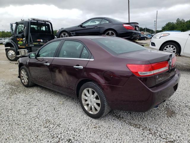 3LNHL2GC1CR821162 - 2012 LINCOLN MKZ BURGUNDY photo 2