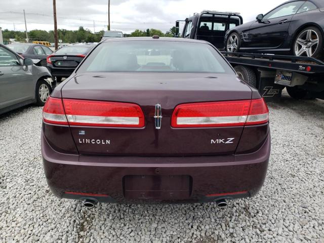 3LNHL2GC1CR821162 - 2012 LINCOLN MKZ BURGUNDY photo 6