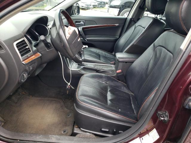 3LNHL2GC1CR821162 - 2012 LINCOLN MKZ BURGUNDY photo 7