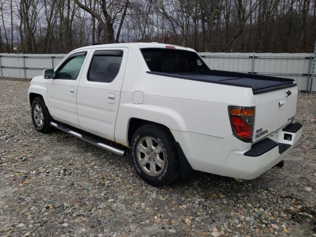 2HJYK16518H542569 - 2008 HONDA RIDGELINE RTL WHITE photo 2